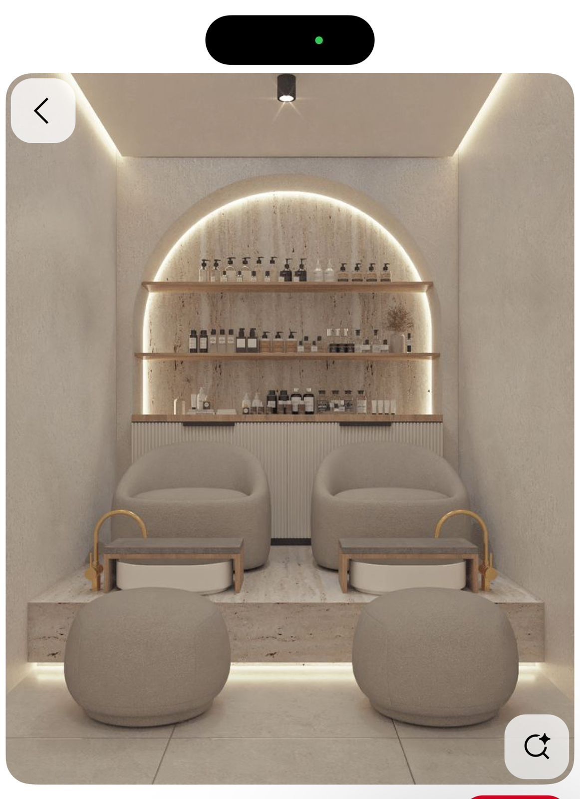 Relaxing Salon Environment